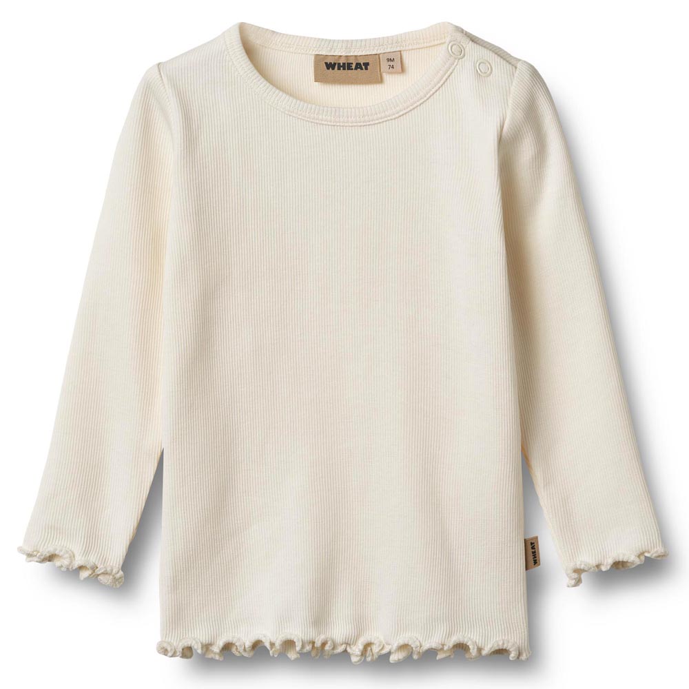 Organic Ida bluse (18 mdr/86 cm) - Wheat