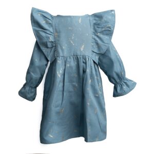 Erna kjole - doveblue / 86 - Hanevild