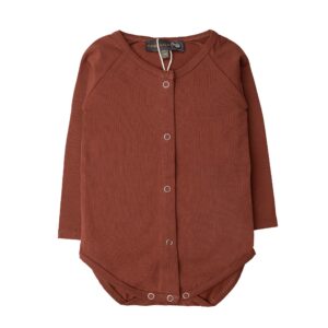 Bodystocking, øko bomuld - Caribou / 62 - Hanevild