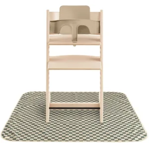 Mushie stoleunderlag - Underlag til højstol - Olive Check - Mushie