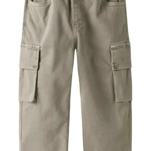 Name It Bukser - NMMBEN Tap Cargo Twi Pant 8950-PO Noos - Chinchilla - Name It