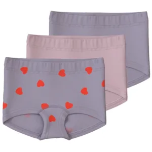Name It Hipster - 3-pak NMFTIGHTS - Lavender Hearts - Name It