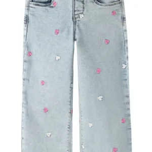 Name It Jeans - NMFROSE WIDE - Light Blue Bleached Denim - Name It