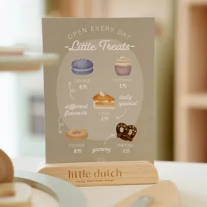 Little Dutch Legemad - Træ - Kagefad - Little Dutch