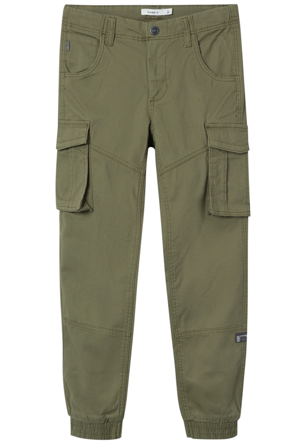 Name-It-Bukser-nkmRyan-Cargo-Deep-Lichen-Green Name It Bukser - nkmRyan - Cargo - Deep Lichen Green - Name It