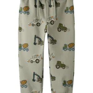 Name It Traktor Bukser - nmmBASIL Sweat - Dried Sage - Name It