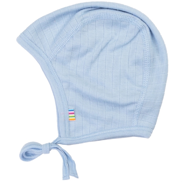 Joha-Hue-Uld-2-lags-Hjelmhue-Lyseblaa Joha Hue - Uld - 2-lags Hjelmhue - Lyseblå - Joha