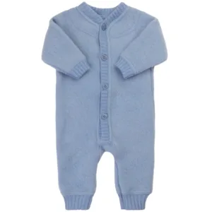 Joha Ulddragt Lyseblå med knapper - Joha