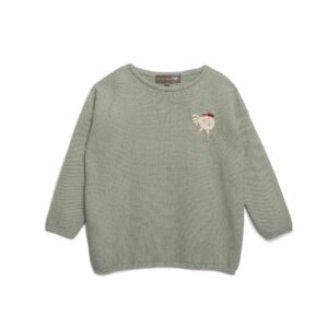 Lauge sweater - sage - 86/92 - Hanevild