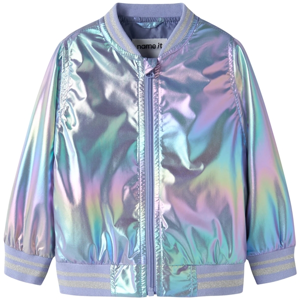 Name-It-Jakke-nmfMolina-Bomber-Shine-Lavender-Lustre Name It Jakke - nmfMolina - Bomber Shine - Lavender Lustre - Name It