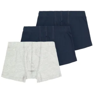 Name It Underbukser - 3-pak Boxershorts - Grey Melange - Name It