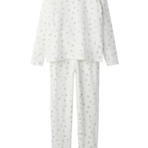 Name It nattøj - NkfNightset Flower - Jet Stream - Name It