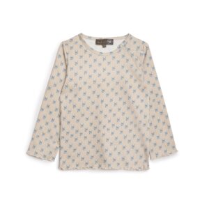 Sløjfe bluse - til piger - Summer sand - 98 - Hanevild