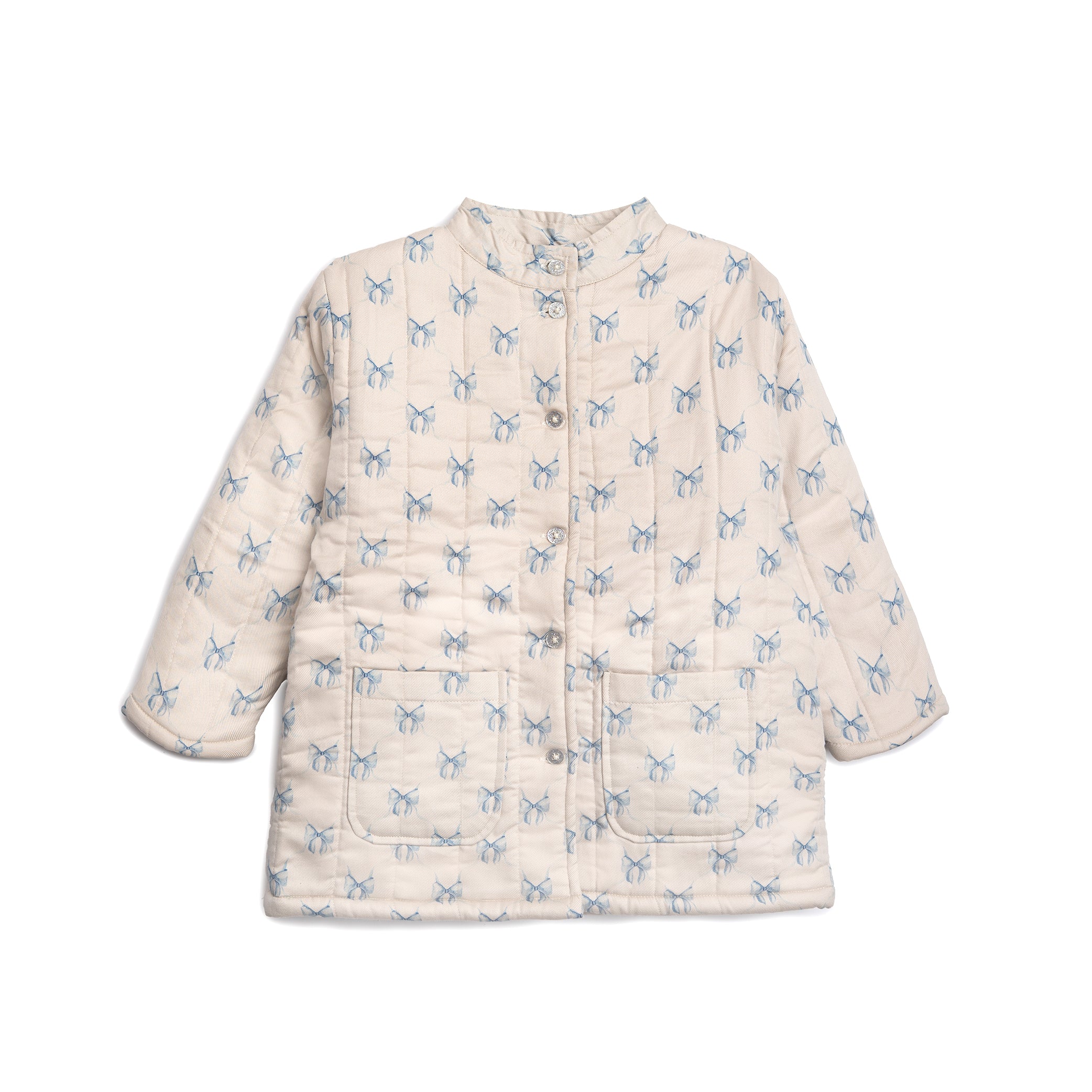 Sloejfe_jakke_-_til_piger-Jacket-HV1554475-Summer_sand Sløjfe jakke - til piger - Summer sand - 86/92 - Hanevild