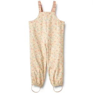 Wheat Regnbukser med seler - Charlo - Flowers and Seashells - Wheat