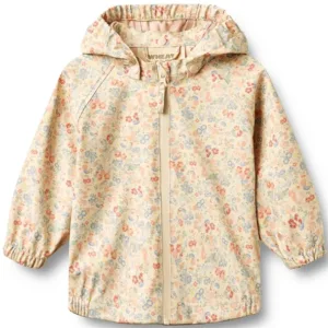 Wheat Regnjakke - Chardy - Flowers and Seashells - Wheat