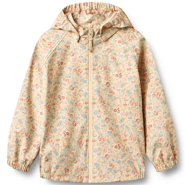 Wheat-Regnjakke-Chardy-Flowers-and-Seashells Wheat Regnjakke - Chardy - Flowers and Seashells - Wheat