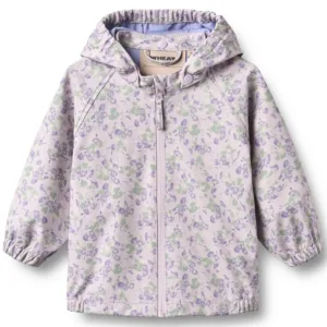 Wheat Regnjakke - Chardy - Lilac Petunias - Wheat