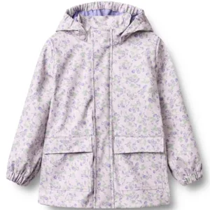 Wheat Regnjakke - Ollo - Lilac Petunias - Wheat