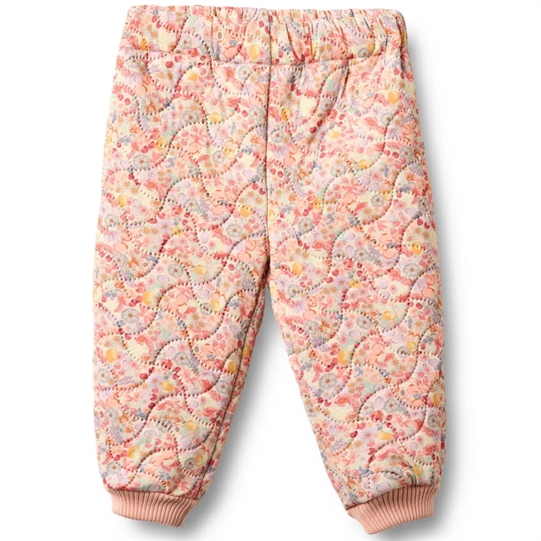 Wheat-Termobukser-Alex-Fruits-and-Flowers-baby Wheat Termobukser - Alex - Fruits and Flowers - Wheat