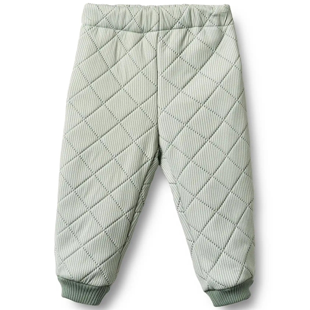 Wheat-Termobukser-Alex-Green-Stripe-baby Wheat Termobukser - Alex - Green Stripe - Wheat