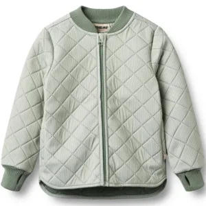 Wheat Termojakke - Loui - Green Stripe - Wheat