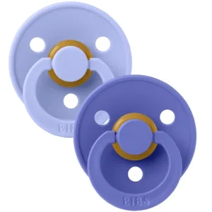 Bibs Sutter - Str. 2 - Colour - Rund - 2-pak - Hush/Grape - Bibs