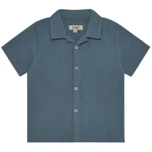 Huttelihut Skjorte - Kortærmet - Muslin - Bering Sea - Huttelihut