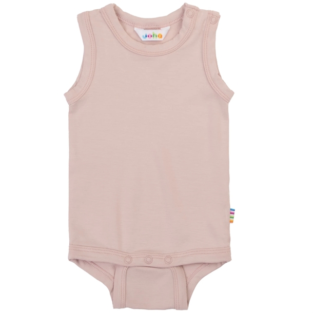 Joha-bambus-body-uden-aermer-rosa Joha Bambus body uden ærmer - Rosa - Joha