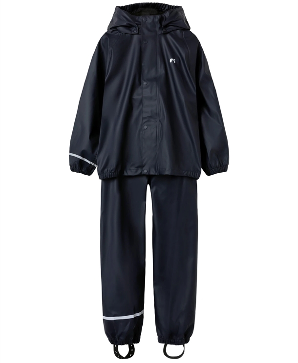 name-it-regntoej-nkndry10-rain-set-dark-apphire-blaa Name It Regntøj - NknDry10 Rain Set - Dark Sapphire - Name It
