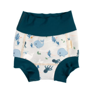 Lucca  Blebadebukser 1-2 år  Christian's Whale Tales - FILIBABBA