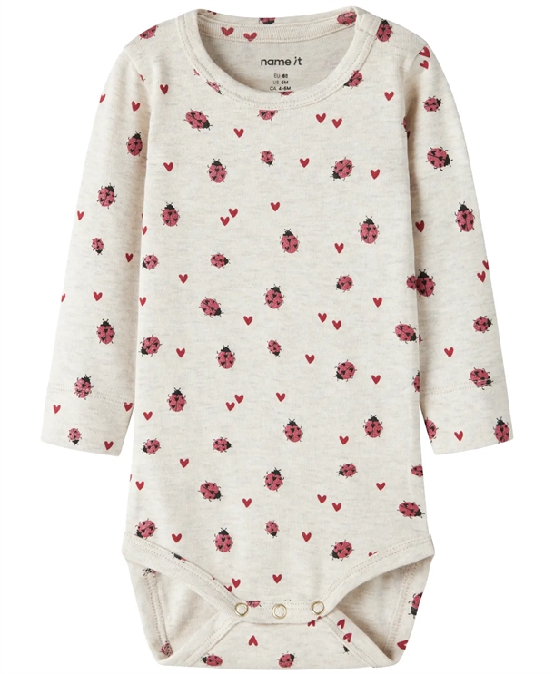 Name-It-Body-NbfHaline-Mariehoene-Peyote-Melange Name It Body - NbfHaline - Mariehøne - Peyote Melange - Name It