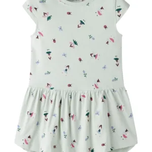 Name It Kjole - nmfVigga - Pale Aqua Fairy Garden - Name It