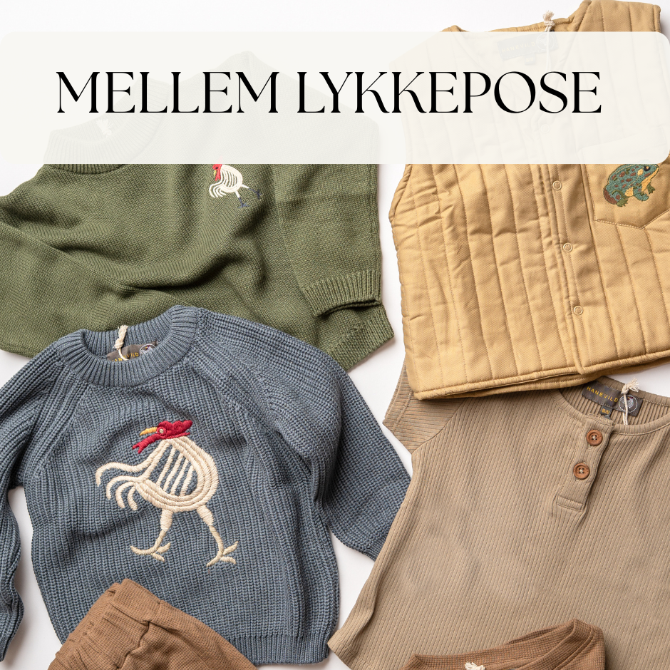 Lykkeposer - Mellem - Kvinde / 62 / Flerfarvet - Hanevild