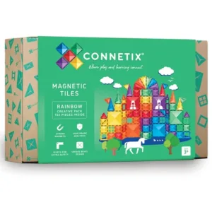 Connetix magnetsæt - Creative Pack - 102 dele - Rainbow - Connetix