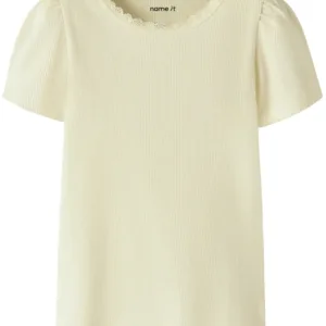 Name It T-shirt - Kab - Rib - Pear Sorbet - Name It