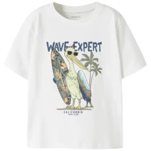 Name It T-shirt - NmmFopz - Bright White - Name It