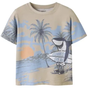 Name It T-shirt - NmmJark - Chateau Gray - Name It