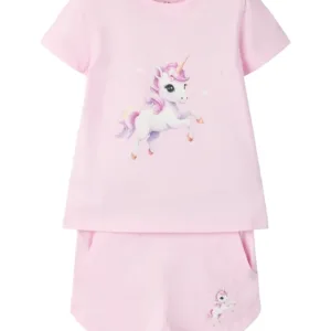 Name It T-shirt & Shortssæt - NmfHelgas - Pirouette - Name It