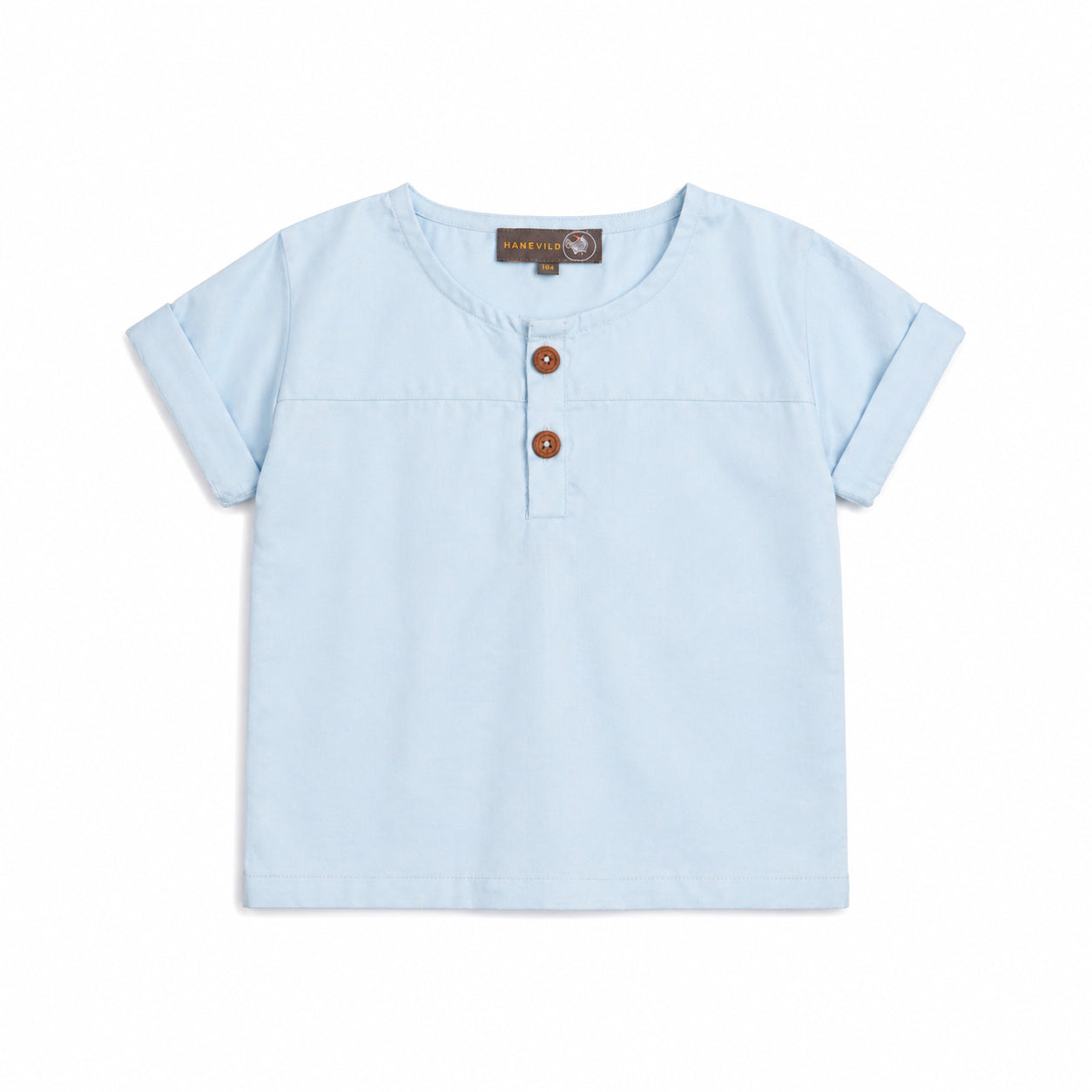 Sommer_skjorte_kortaermet-Blouses-HV15544825-Kentucky_blue Sommer skjorte, kortærmet - Kentucky blue - 86/92 - Hanevild