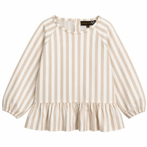 Stribet bluse, piger - Summer sand - 86/92 - Hanevild