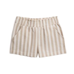 Stribet shorts - pige - Summer sand - 86/92 - Hanevild