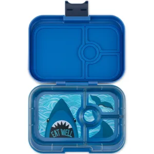 Yumbox Madkasse m. 4 rum - Bento Panino - Surf Blå/Haj - Yumbox