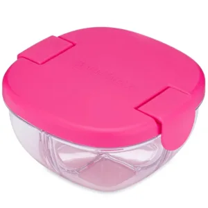 Yumbox Snack Bowl - 3 Rum - Raspberry Pink - Yumbox