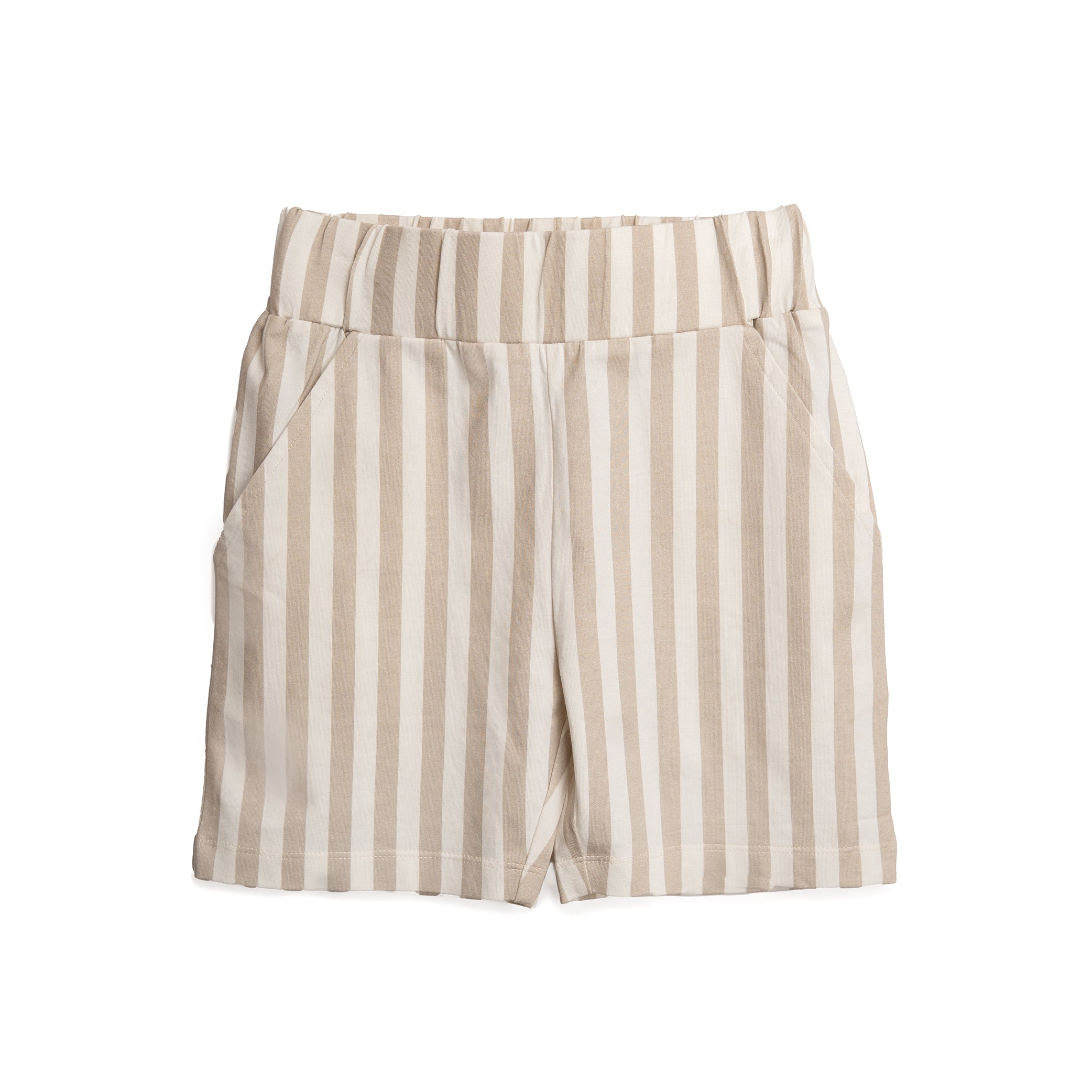 stribet_shorts-Pants-HV15544838-Summer_sand stribet shorts - Summer sand - 86/92 - Hanevild