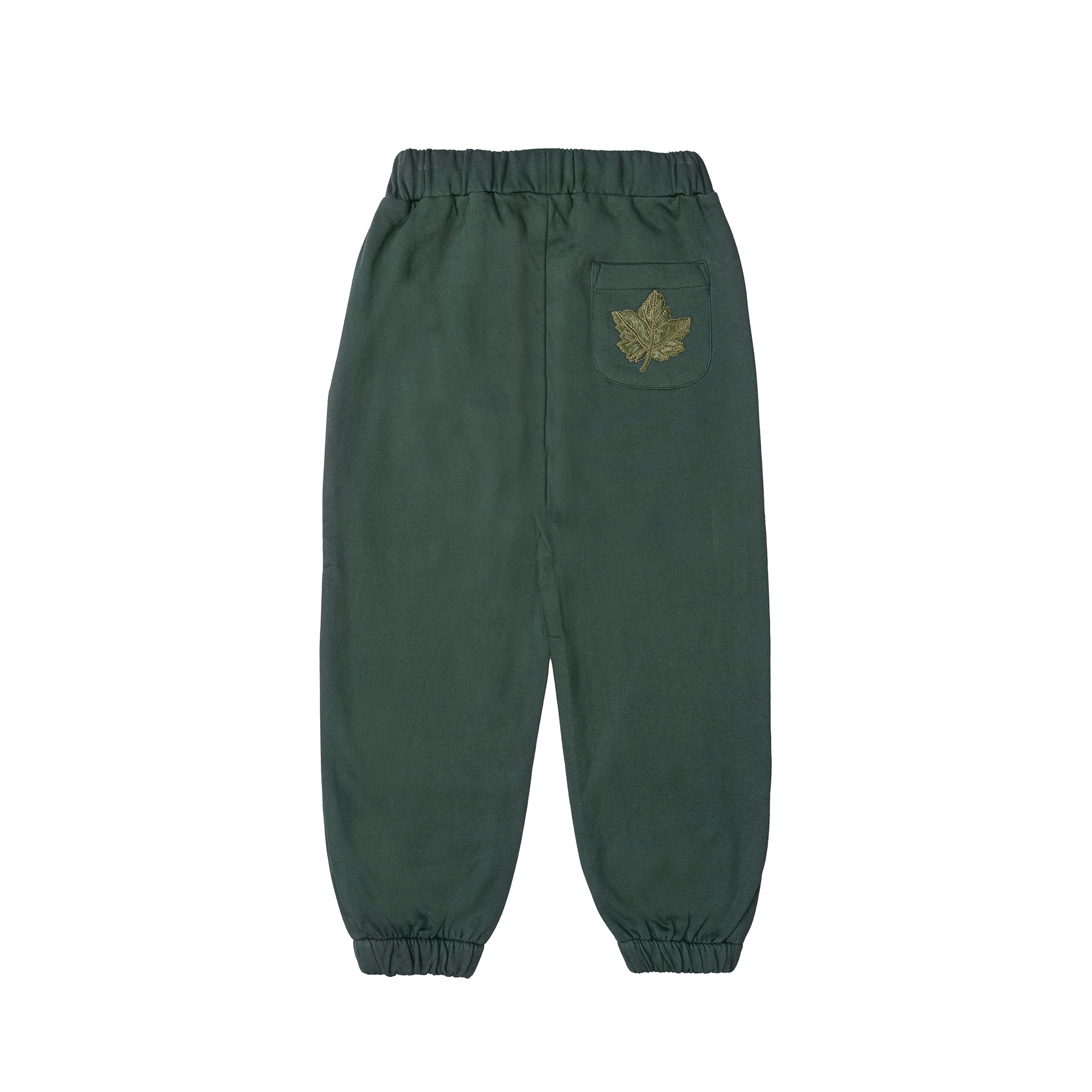 Sweatpants_leaf-Pants-HD110-Green_gables Sweatpants leaf - Green gables - 86/92 - Hanevild