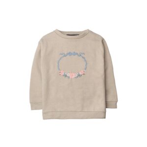 Flower sweatshirt - Crockery - 86/92 - Hanevild