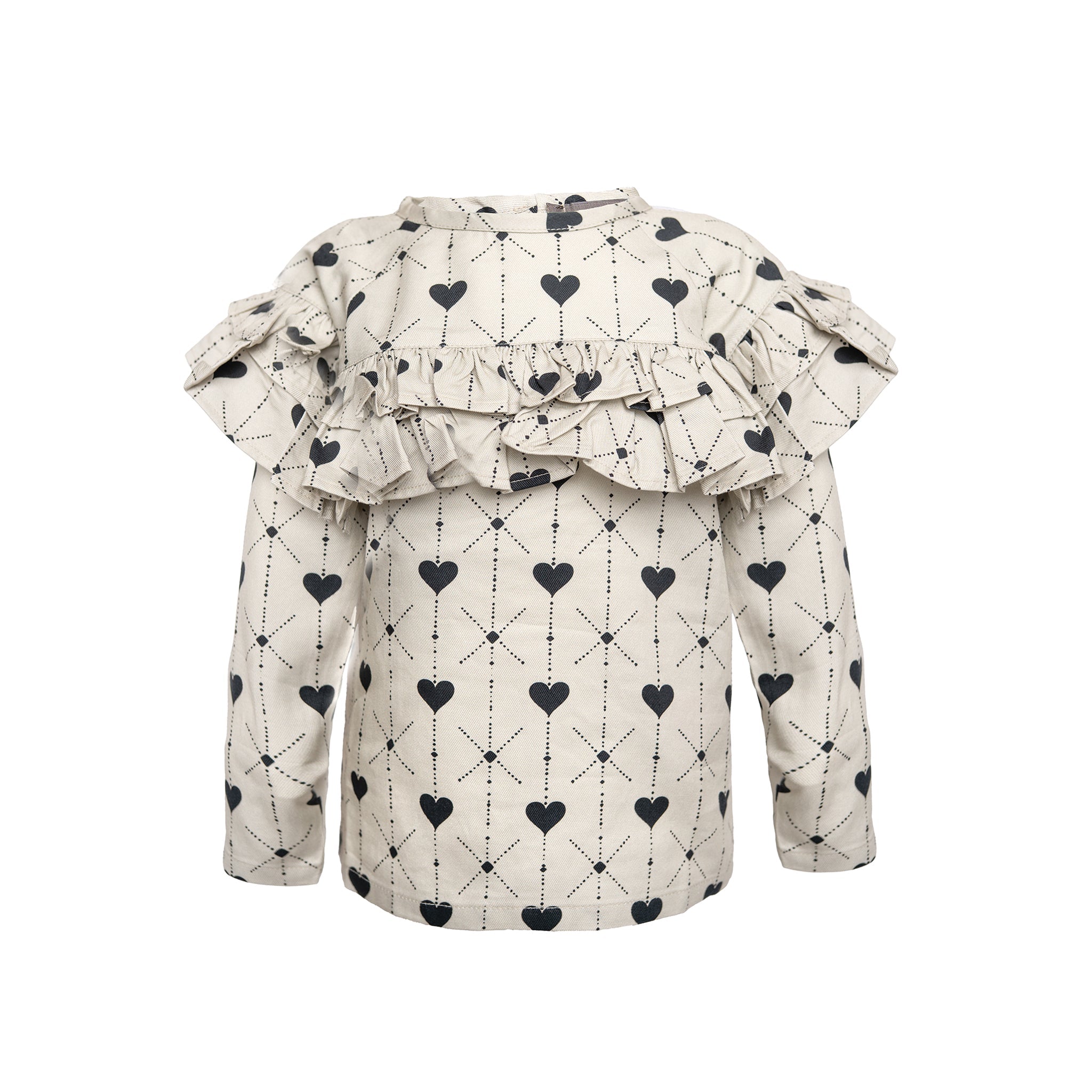 hjerte-bluse-2310990 Hjerte bluse - Rainy / 98 - Hanevild