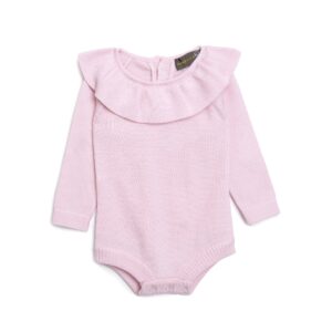 Laura romper - merinould - pink merino wool - 62 - Hanevild