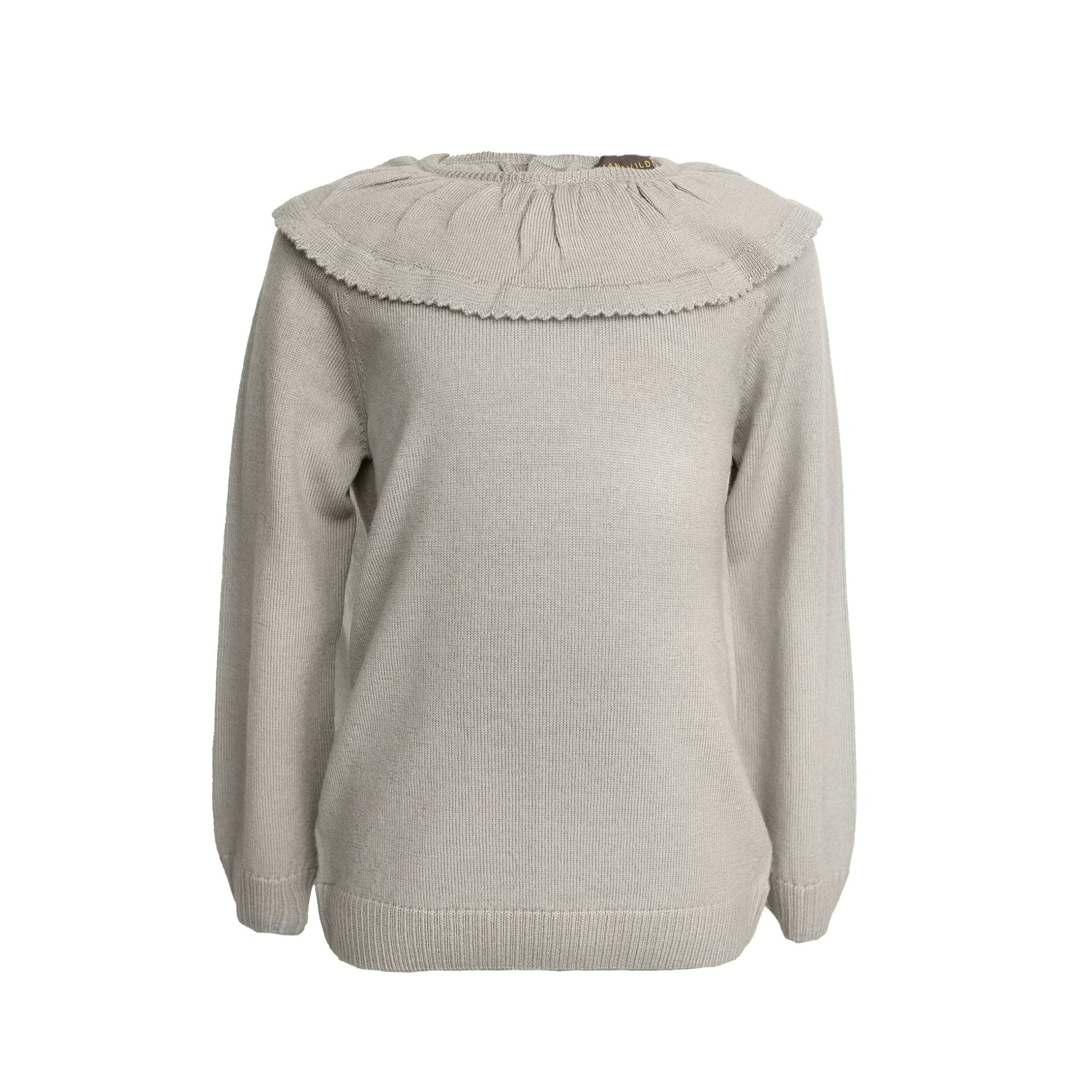lea-bluse-100-merinould-3951649 Lea bluse, 100% merinould - cream oatmeal / 98 - Hanevild